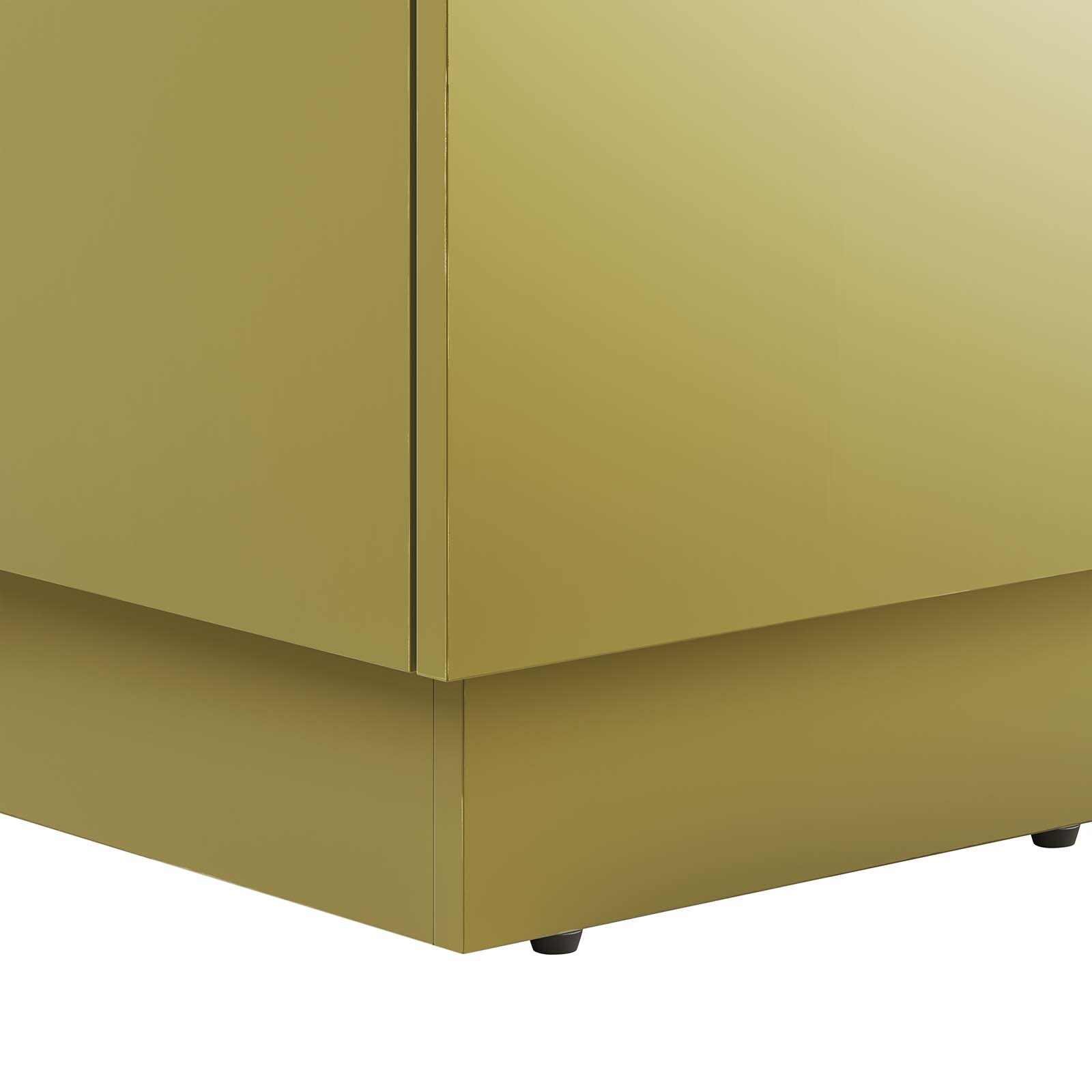 Modway Quantum Modern 18″ Bathroom Vanity in Gold – Sink Basin Not Included