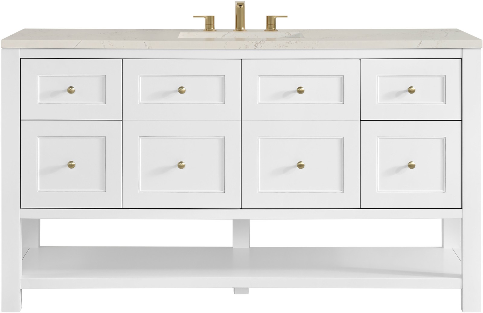 James Martin Vanities 330-V60S-FSFR Breckenridge 60″ – White