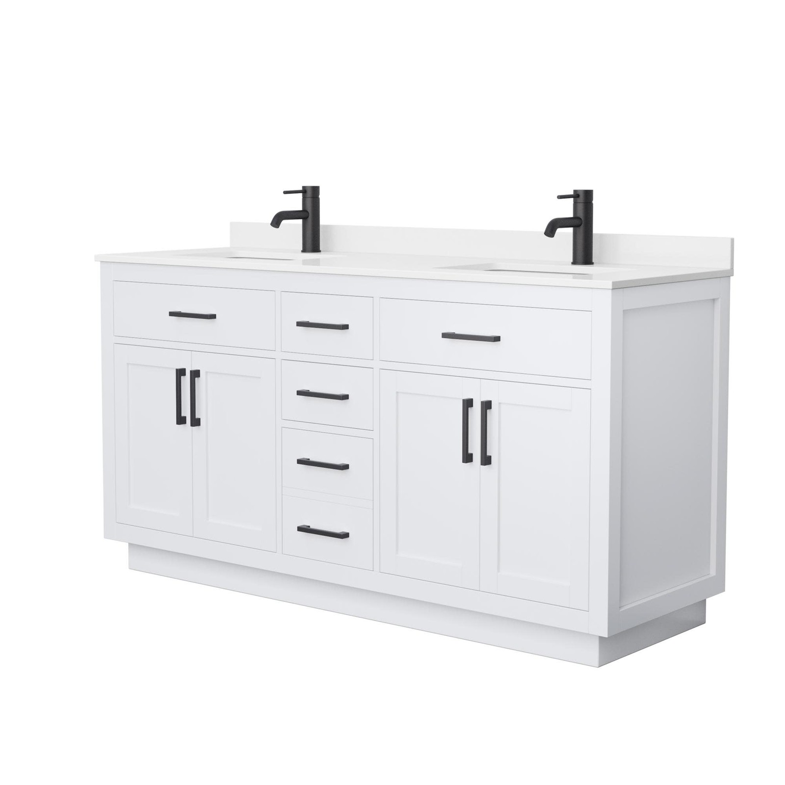Wyndham Collection WCG262666D-QTZ-UNSMXX Beckett TK 66″ – Dark Gray / Giotto
