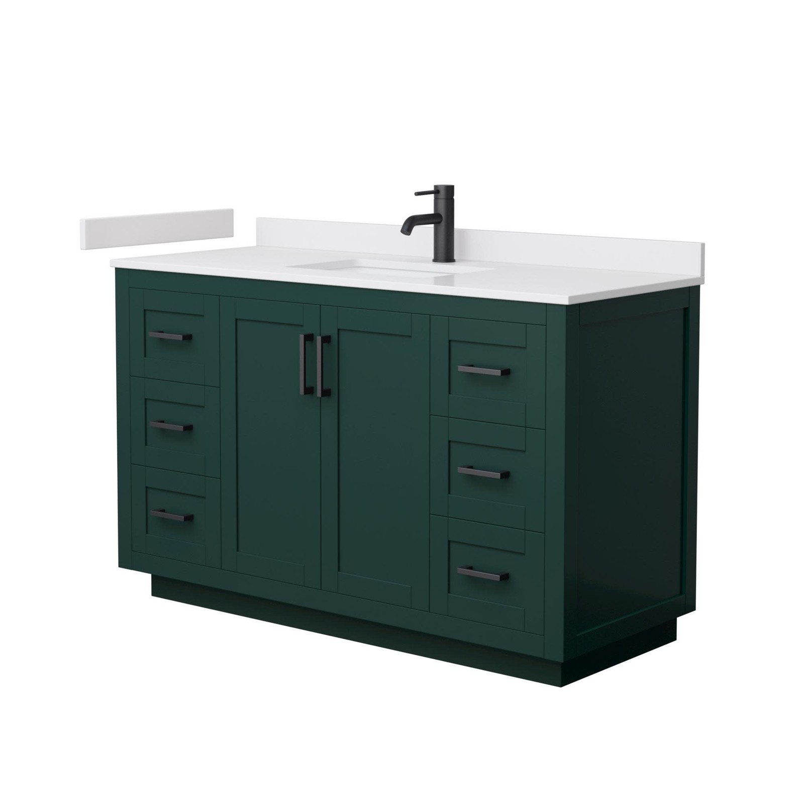 Wyndham Collection WCF2929-54S-VCA-MXX Miranda 54″ – Green / Carrara Cultured
