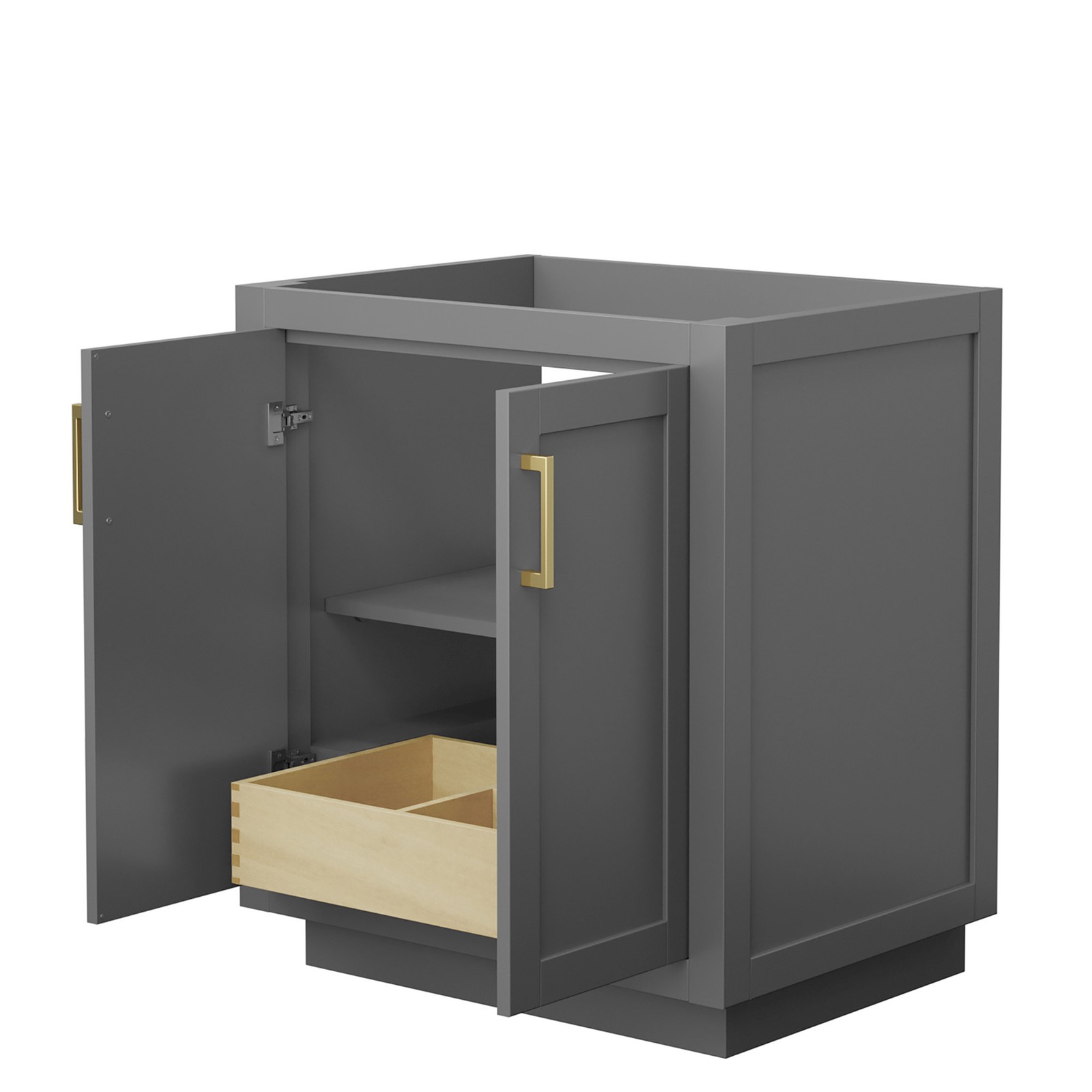 Wyndham Collection WCF2929-30S-CX-MXX Miranda 30″ Single – Green / Brushed Gold
