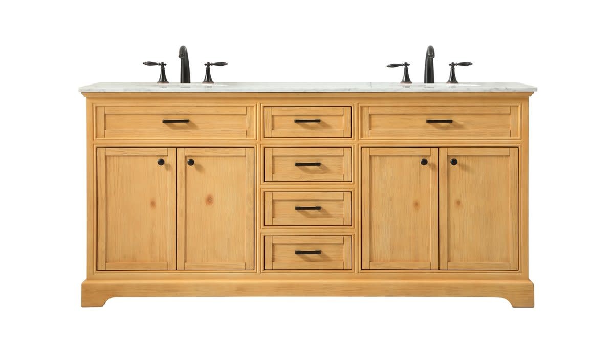 Elegant Lighting VF15072D Americana 72″ – Natural Wood