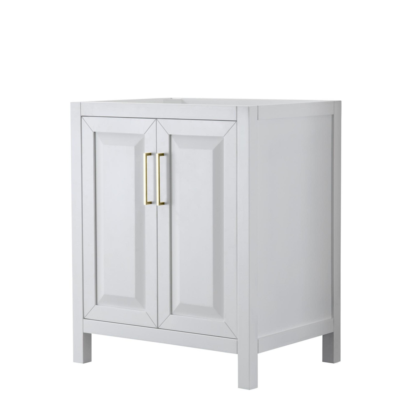 Wyndham Collection WCV252530SCXSXXMXX Daria 29″ Single – White / Brushed Gold