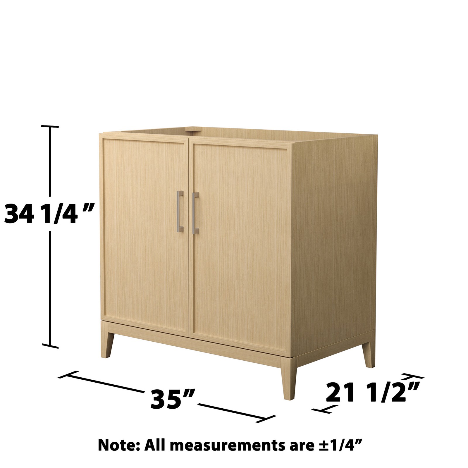 Wyndham Collection WCH717136S-CX-MXX Elan 35″ Single – White / Brushed Nickel