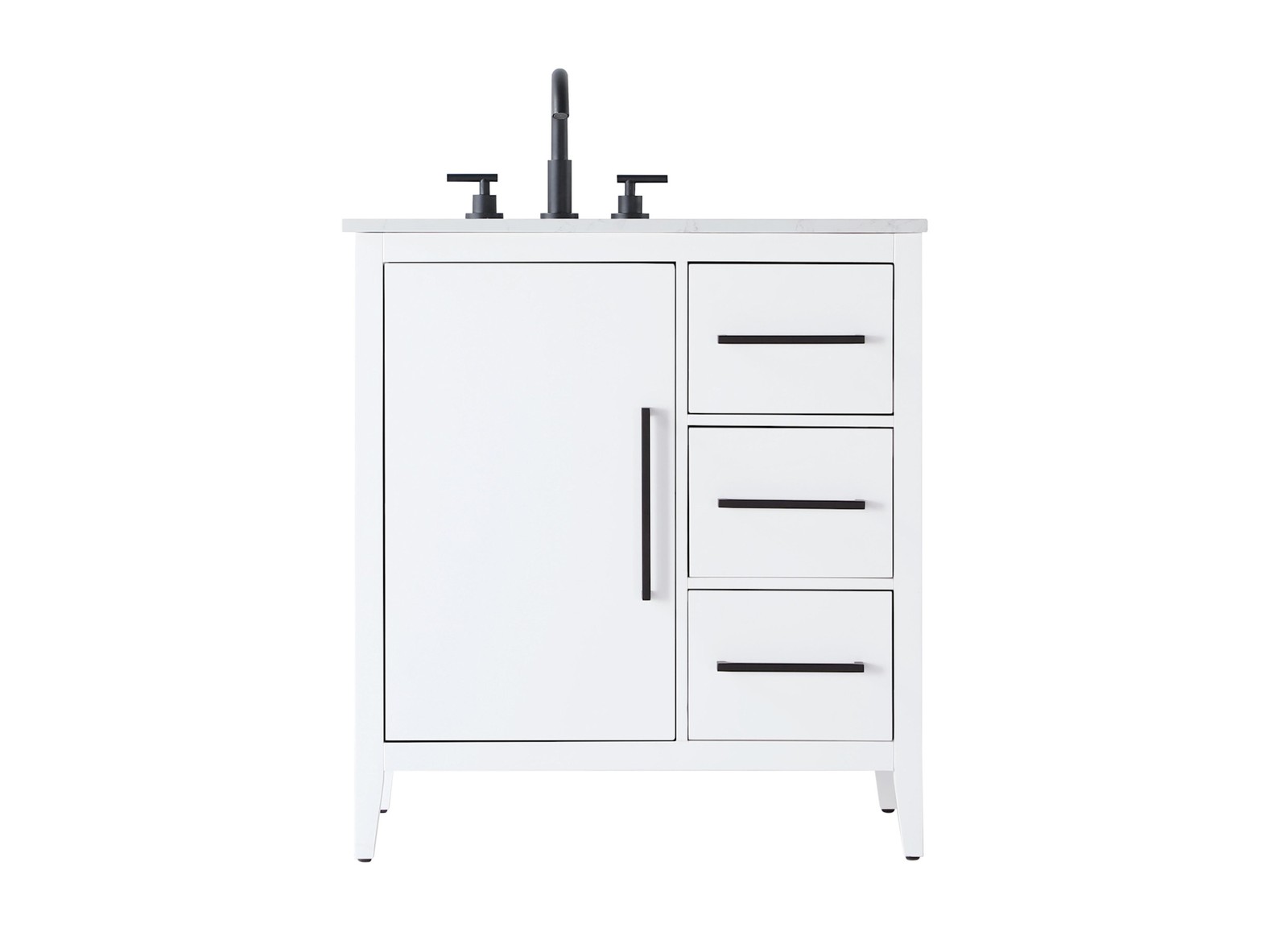 Elegant Lighting VF29332 Millie 32″ – White