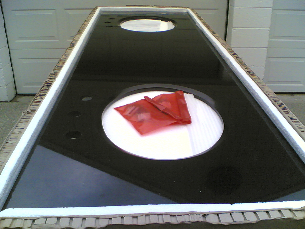 BRAND NEW ~ Elegant BLACK GRANITE Bathroom Double-Bowl Sink VANITY TOP (73 x 22)