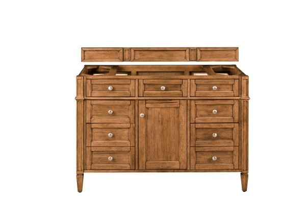 48″ James Martin Brittany 650-V48-SBR-3CSP Vanity Cabinet Charcoal Soapstone Top