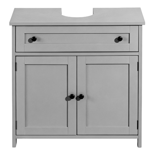 Freestanding Bathroom Under Sink Cabinet Gray For Bathroom Laundry Room