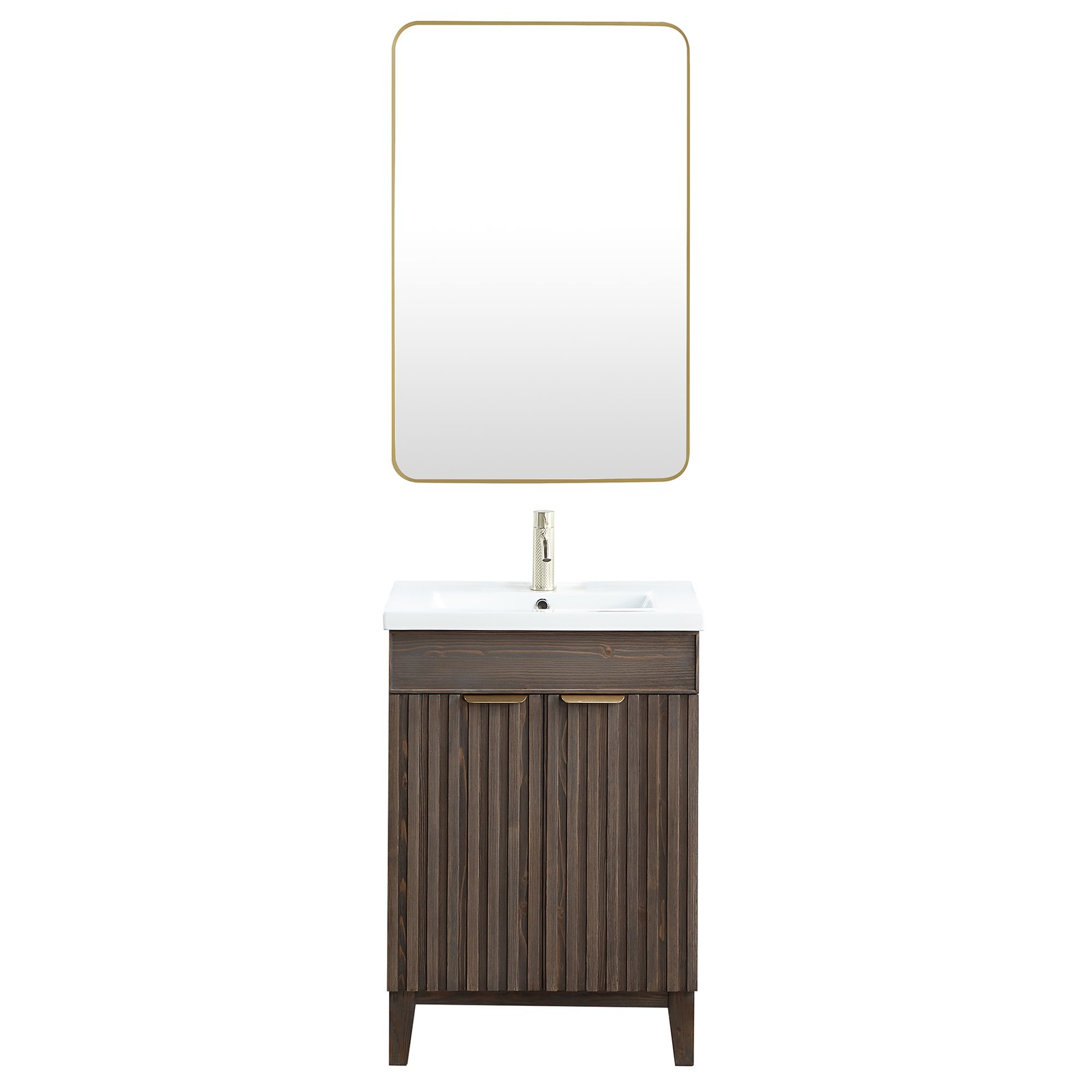 Miseno MV-PALO24-WHT Palos 24″ – Spruce Antique Brown