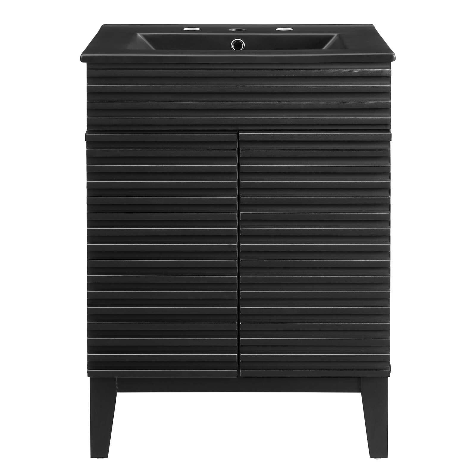 Modway Render 24″ Bathroom Vanity With Sink in Black Black