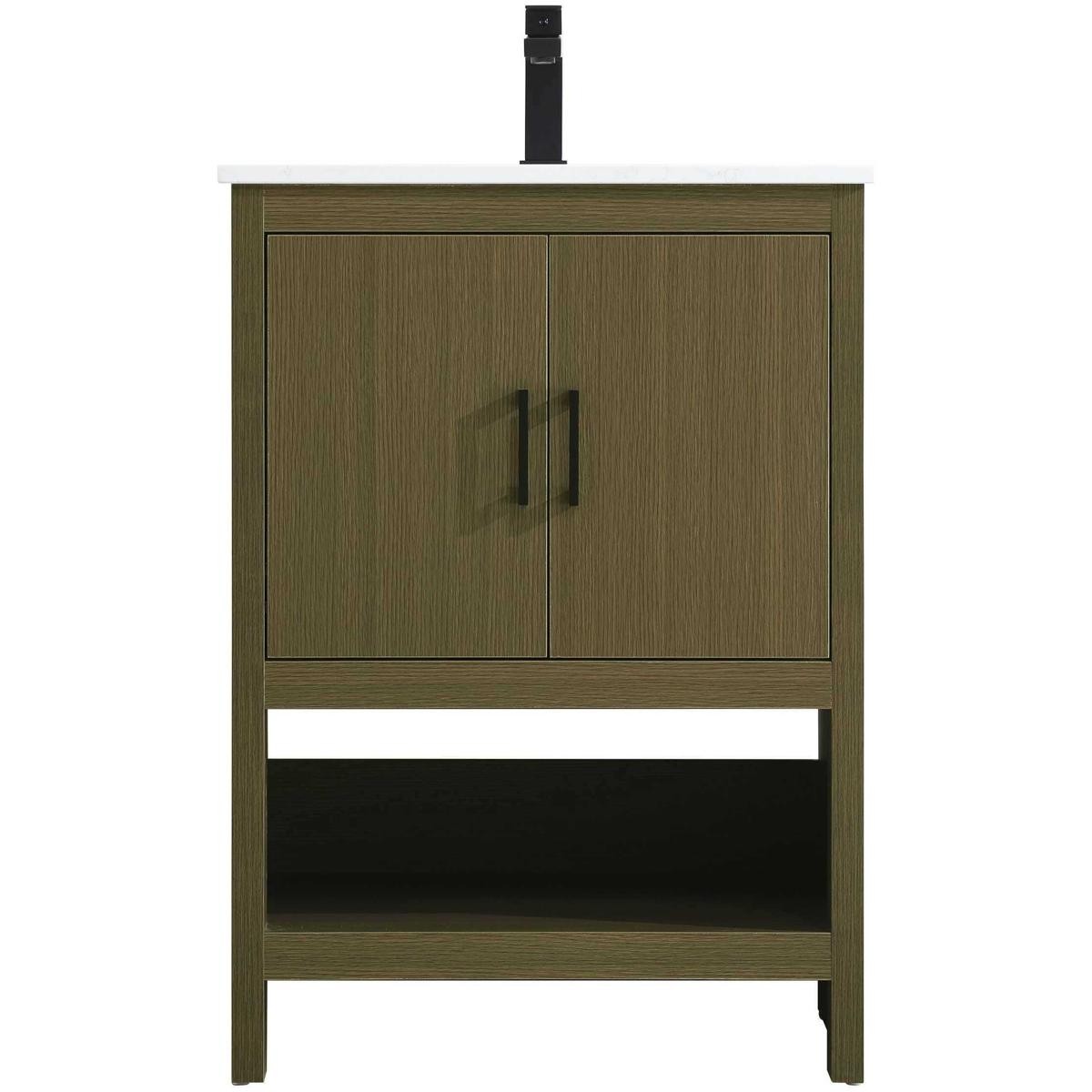 Elegant Lighting VF25224MCB Ira Vanity Chestnut Brown