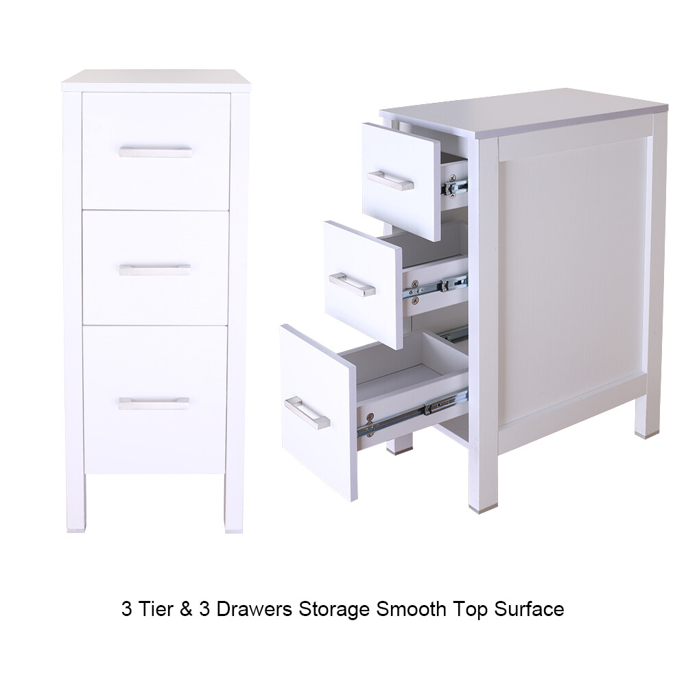72″ Bathroom Vanity Set Tempered Clear Glass Vessel Sink No Mirror White Combo