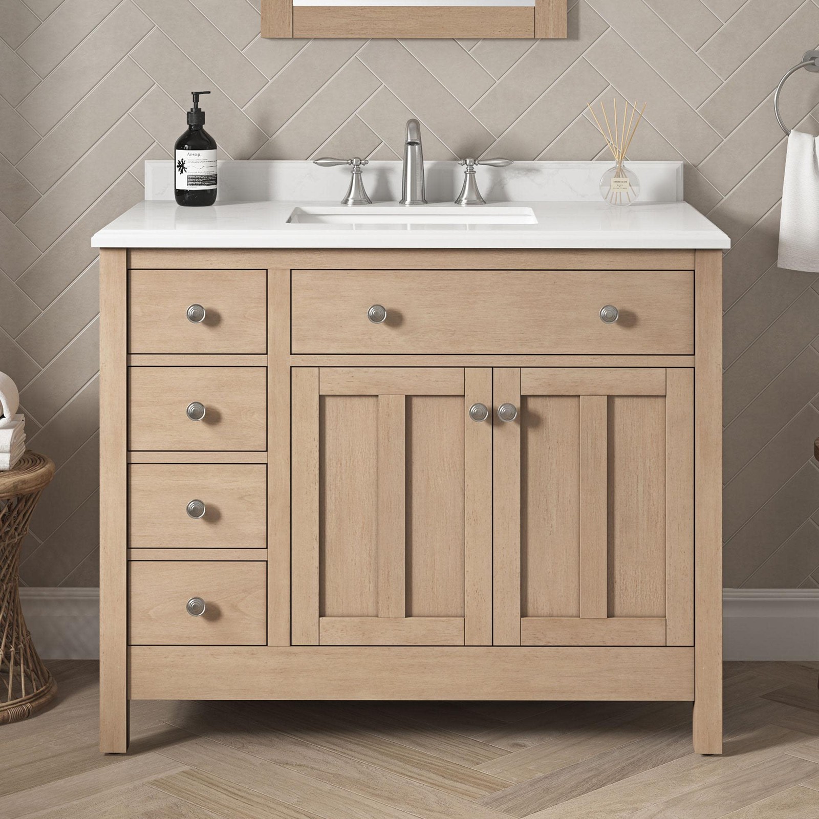 Miseno MV-MAEV42-15VVAR Maeve 42″ – Sahara Birch