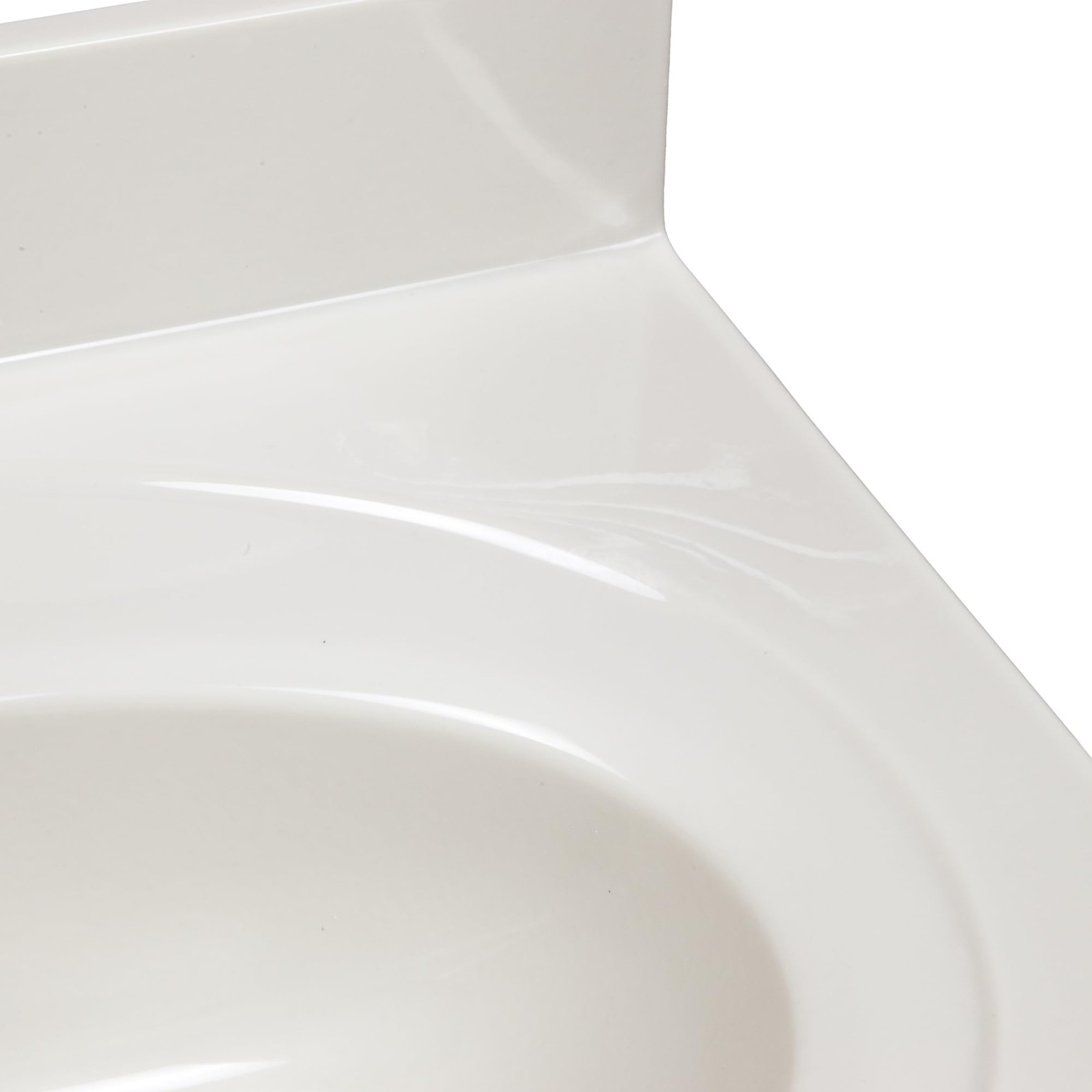 Bowery Hill Marble Single Bowl Vanity Top Solid Ivory Swirl 25 in.
