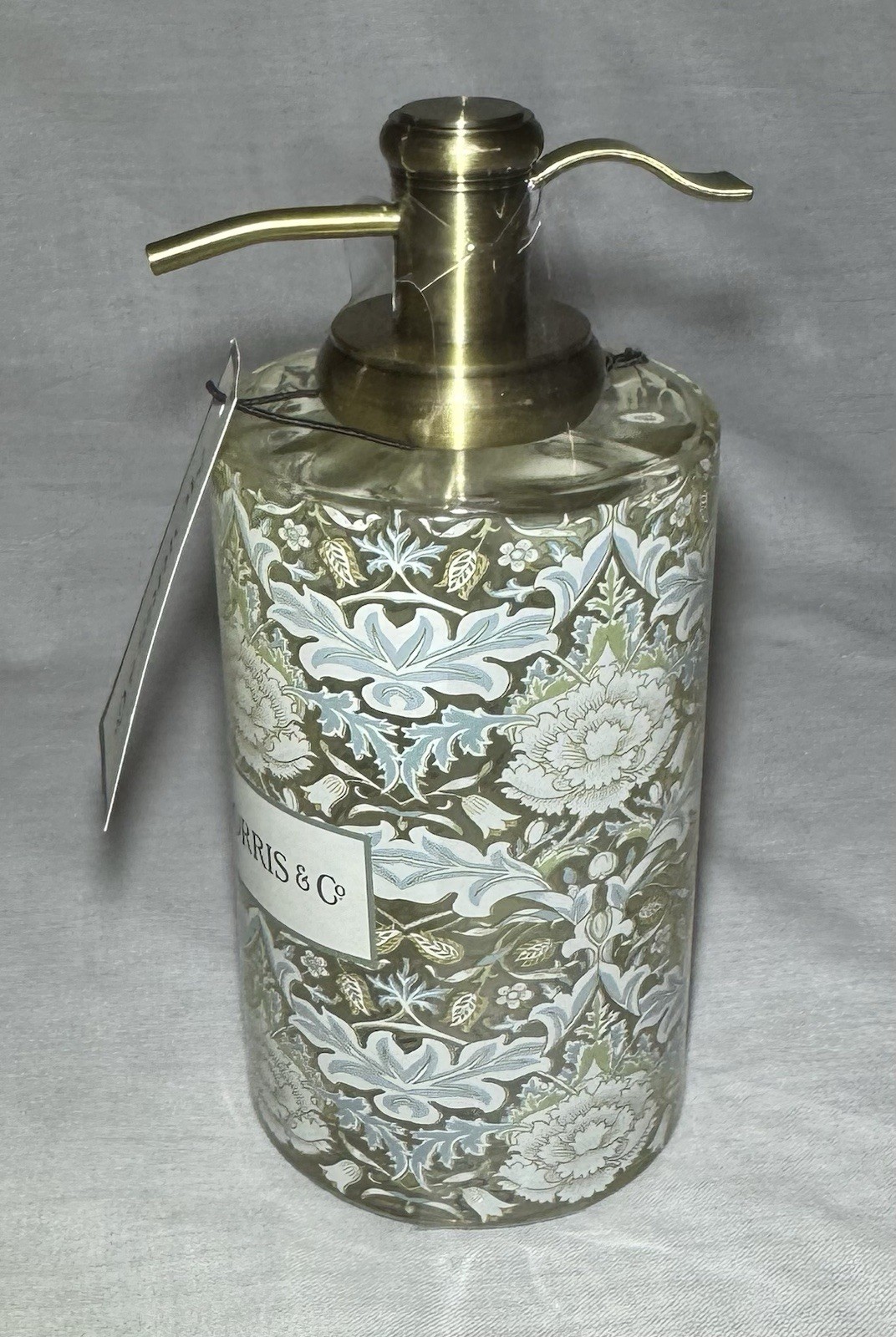 William Morris & Co ~ Bathroom Vanity Set ~ 5 Pc ~ Sky Blue w/Bronze Trim