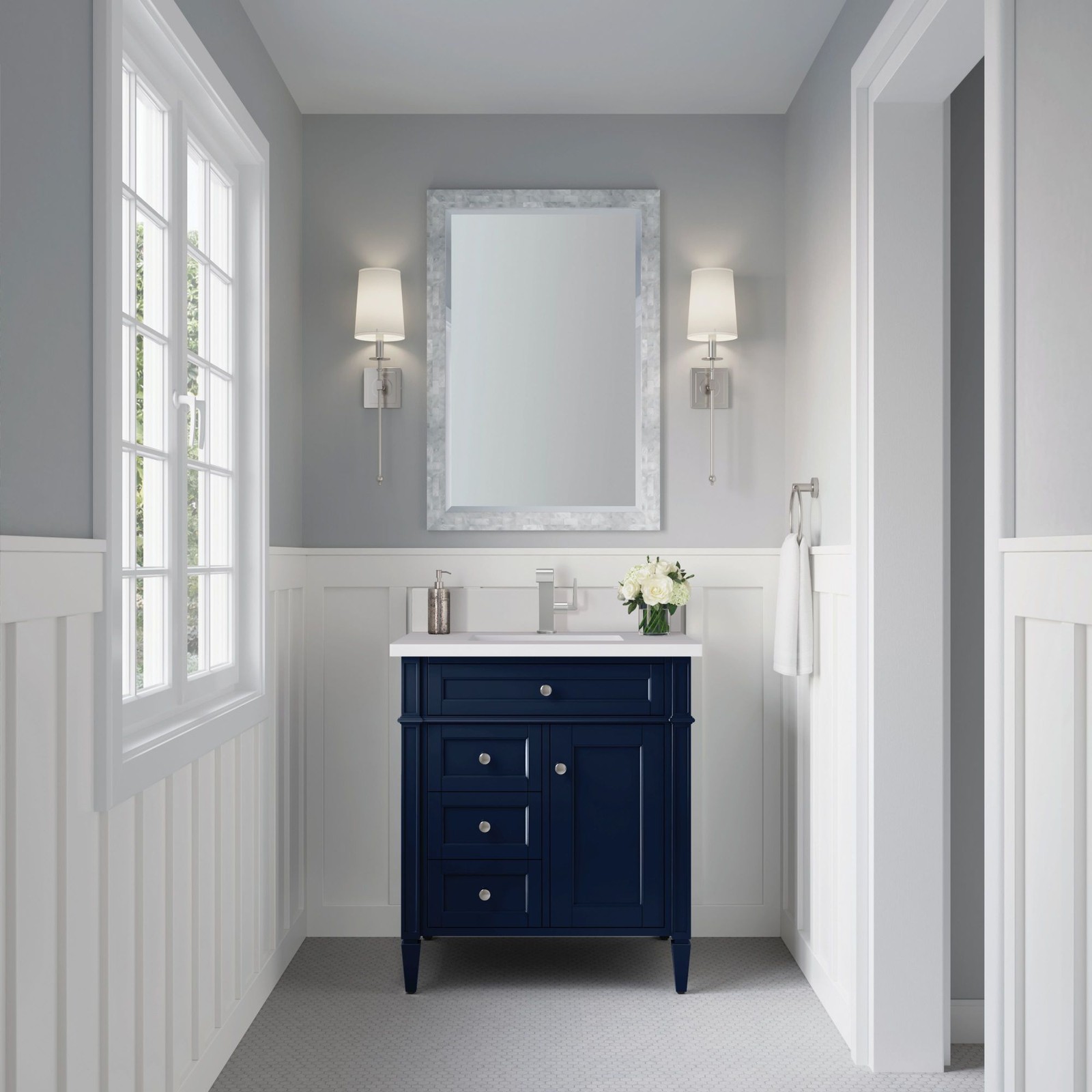 James Martin Vanities 650-V30-1WZ Brittany 30″ Single Basin – Green