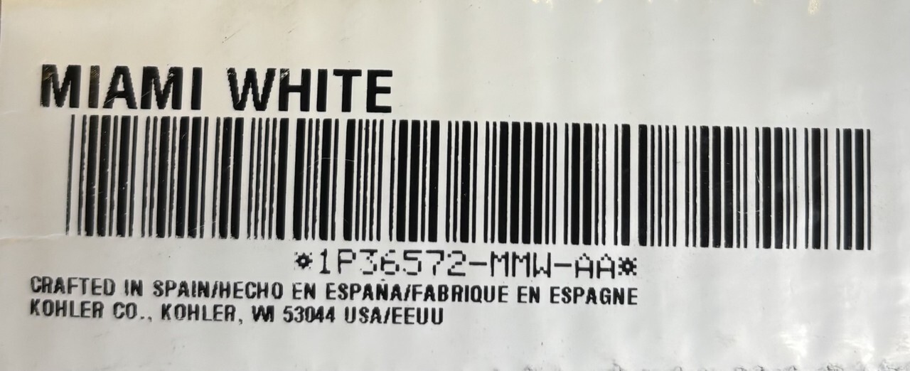 KOHLER 36572-MMW QUARTZ 73″ BACKSPLASH KIT MIAMI WHITE 1P36572-MMW-AA