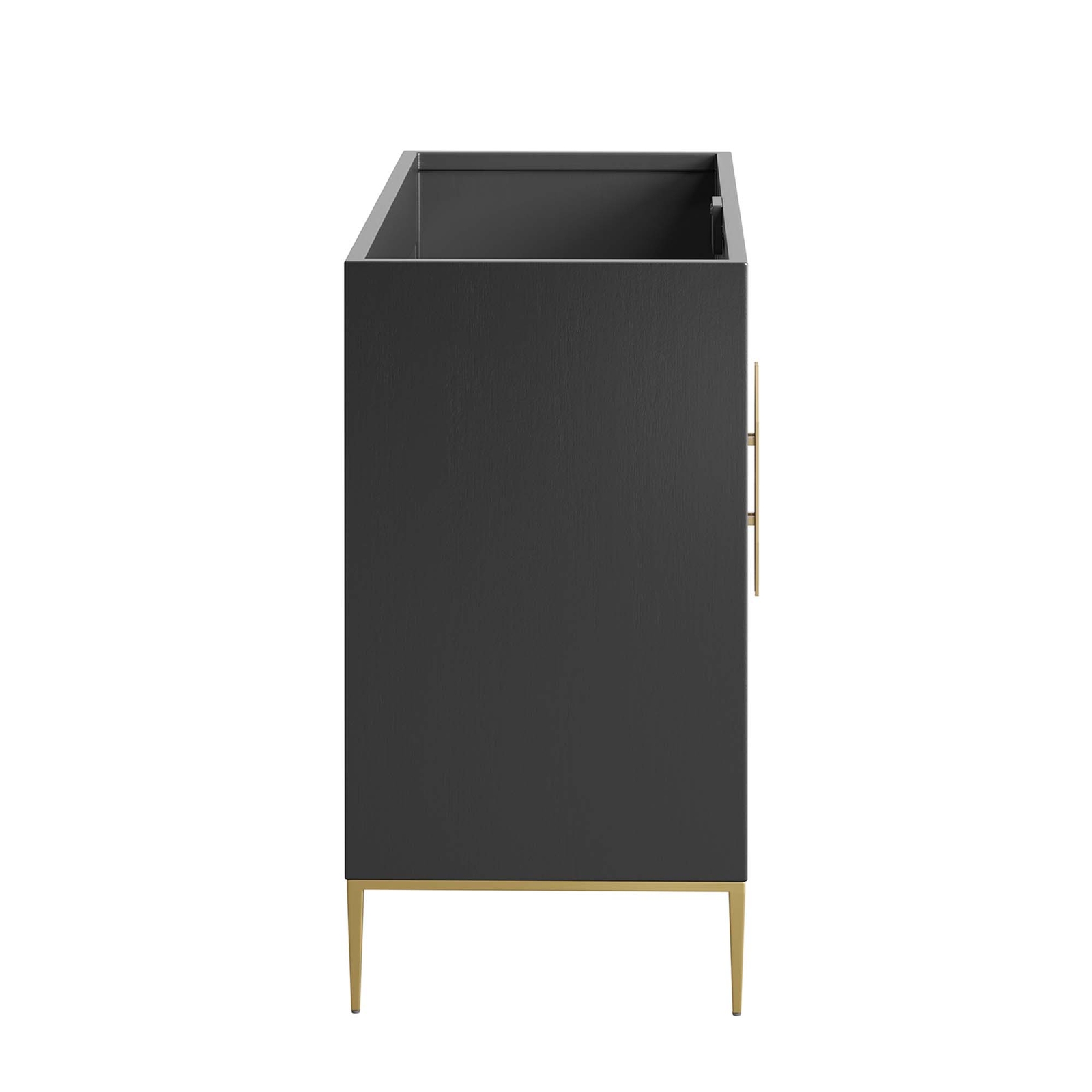 Awaken 48″ Double or Single Sink (Not Included)Bathroom Vanity Cabinet in Black