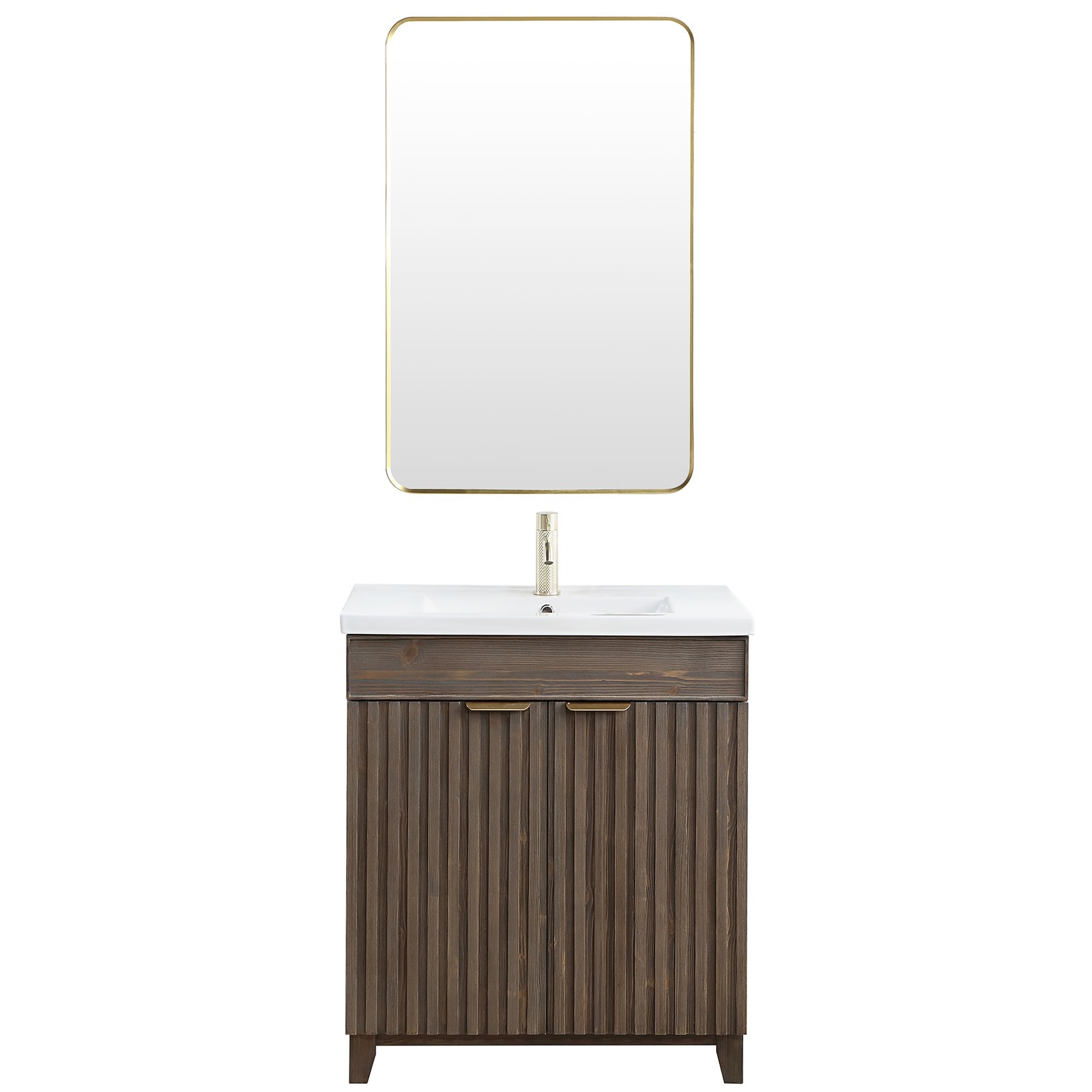 Miseno MV-PALO30-WHT Palos 30″ – Spruce Antique Brown