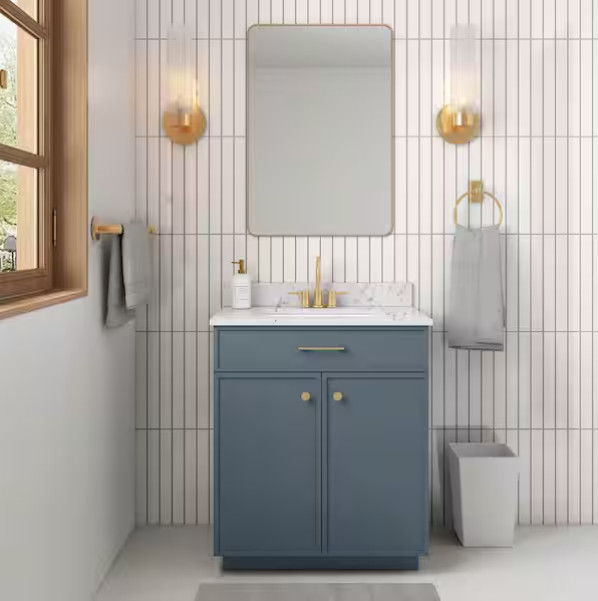 Glacier Bay Marcote 30″ Single-Sink Freestanding Vanity – Base Only