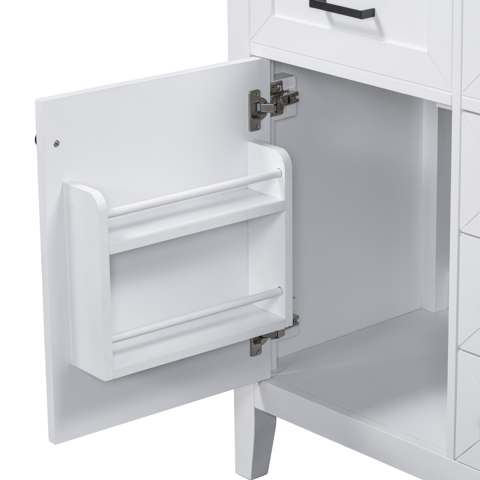 30″ Bathroom Vanity with Sink, Freestanding Vanity Storage Cabinet, 3 Drawers