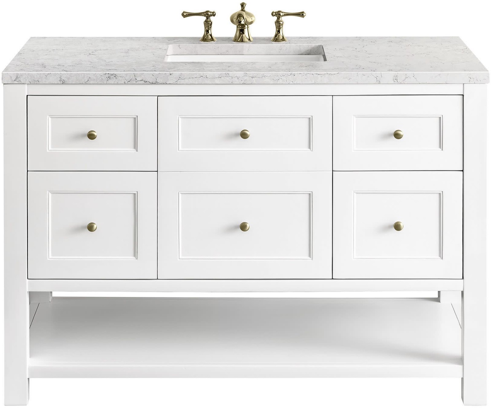 James Martin Vanities 330-V48-FEJP Breckenridge 48″ – White