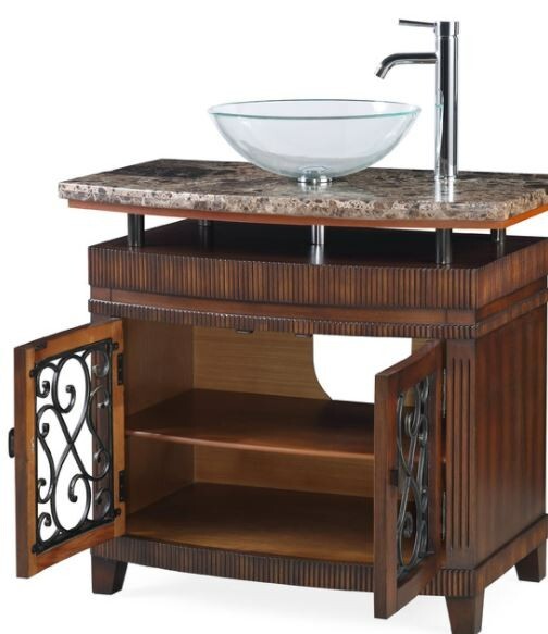 36 inch Attractive Artturi Vessel Sink Bathroom Vanity # Q226BN