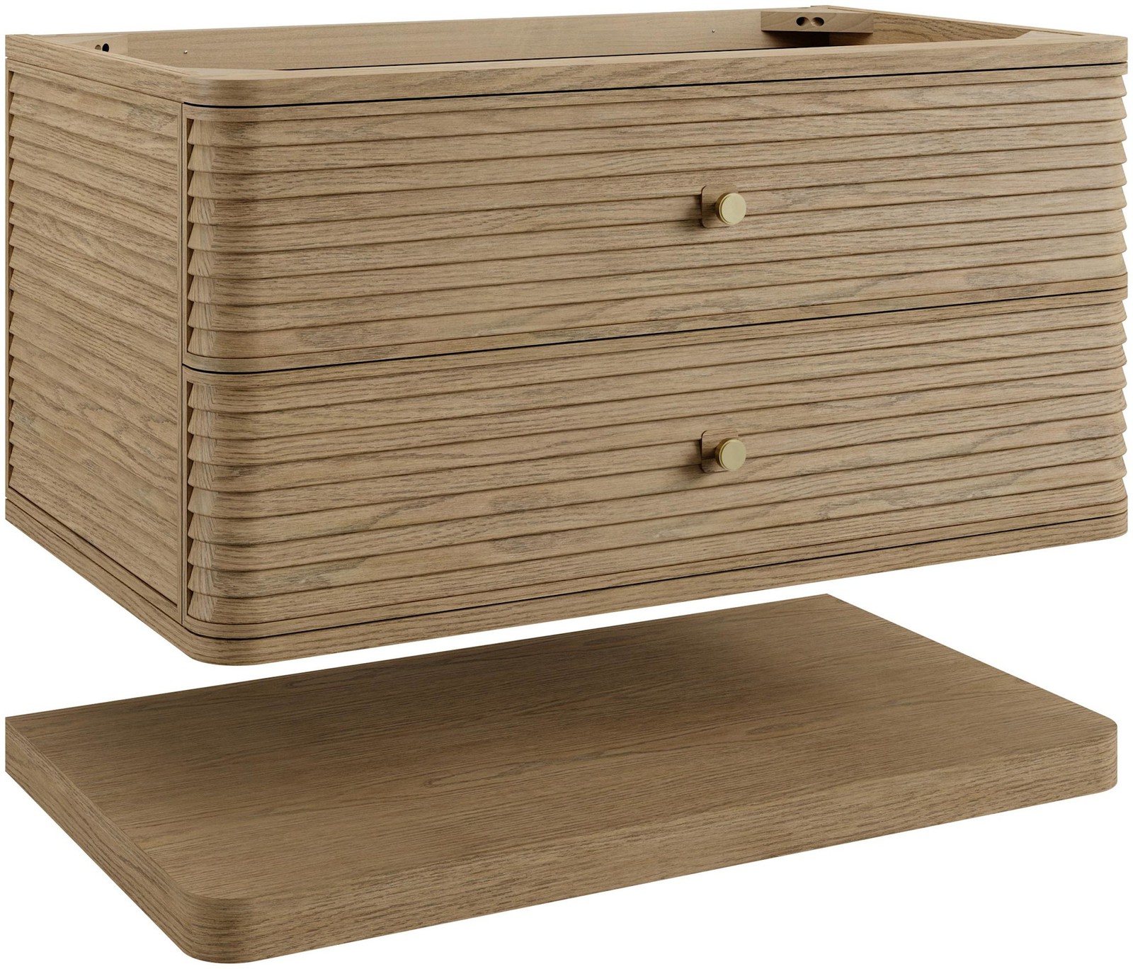 James Martin Vanities D640-V36 Allamari 36″ Wall Mounted Single – Dune Mist