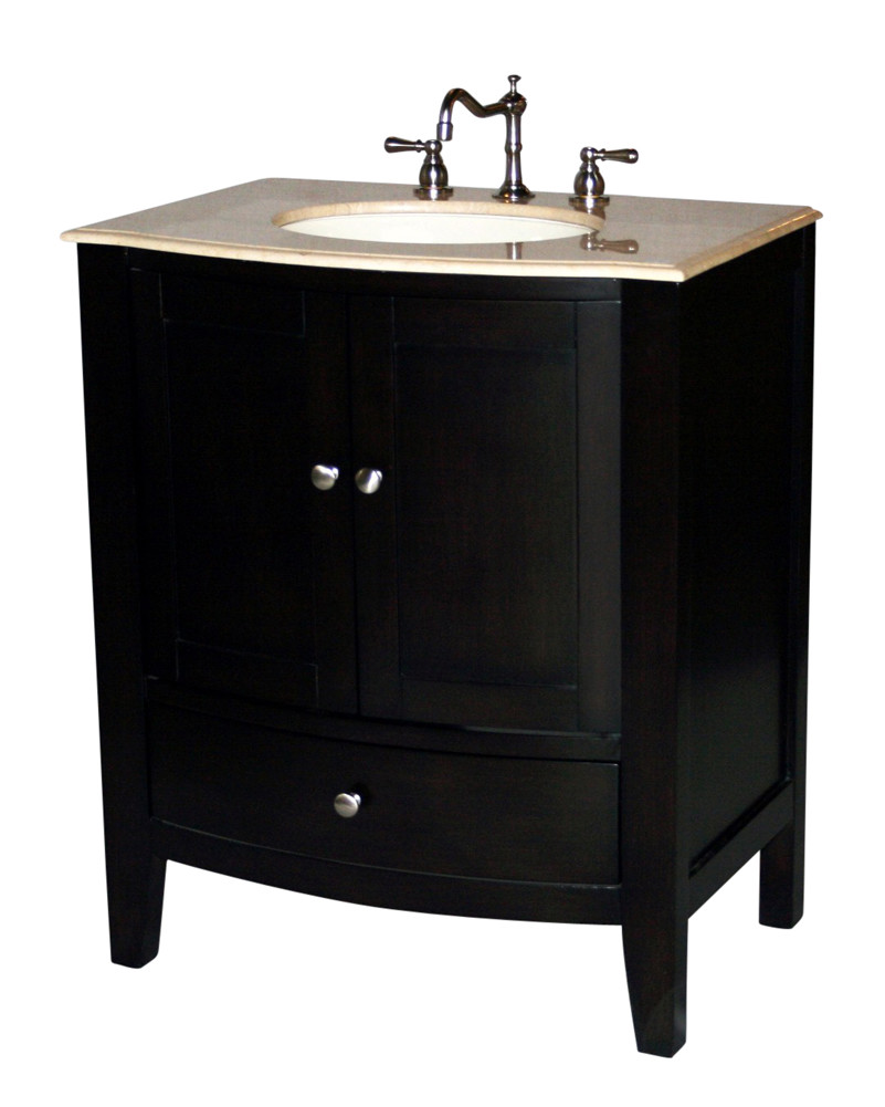 30-Inch Contemporary Style Single Sink Bathroom Vanity Model 4512-30 BE