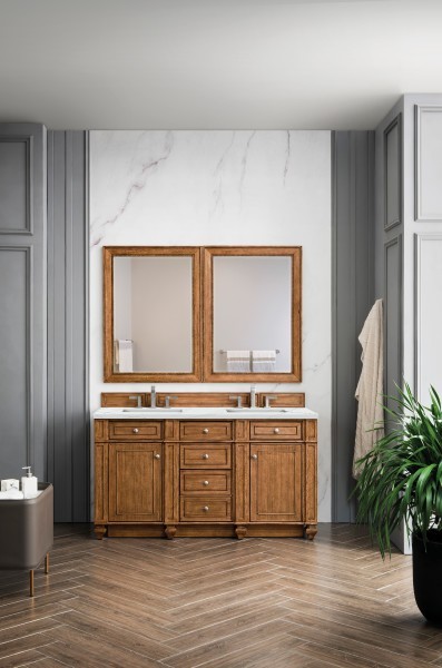 60″ James Martin Bristol 157-V60D-SBR-3ENC Ethereal Noctis Silestone Vanity