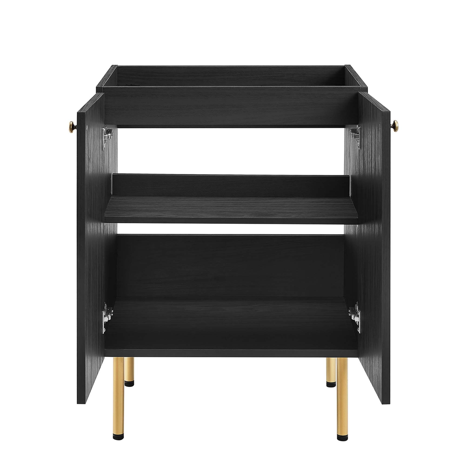 Modway Chaucer 24” Bathroom Vanity Cabinet in Black (Sink Basin Not Included)