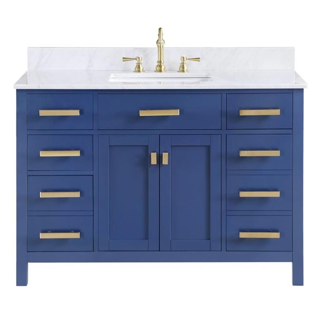 Maklaine 48″ Single Vanity in Blue