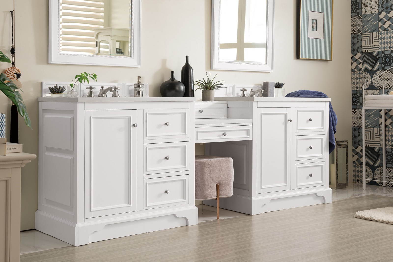 James Martin Vanities 825-V94-DU-WZ De Soto 94 96″ – White