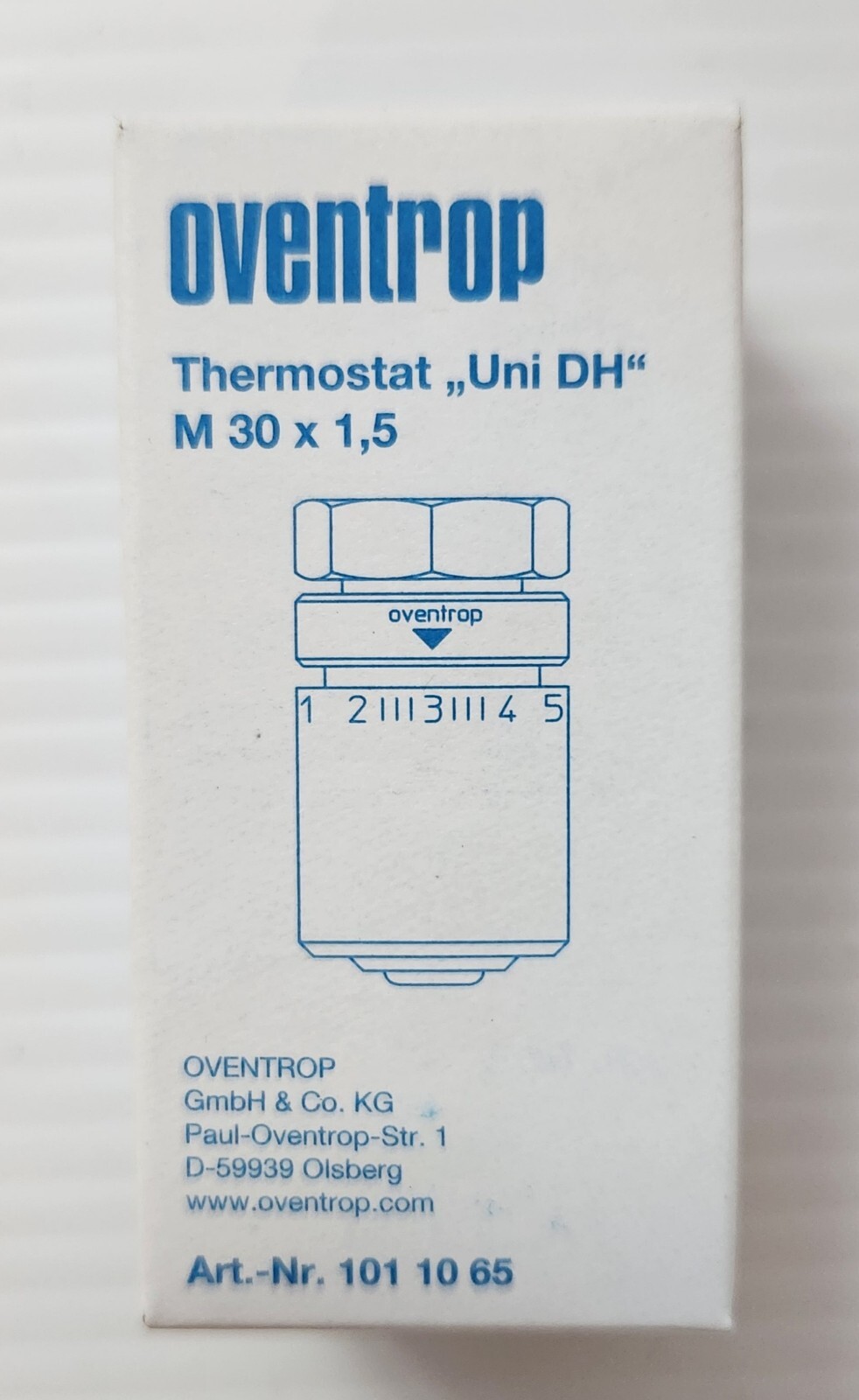 OVENTROP-THERMOSTAAT “UNI DH” M30 X 1, 5-SKU: 101 10 65-ONLY SALE LOTE OF 10 PCS
