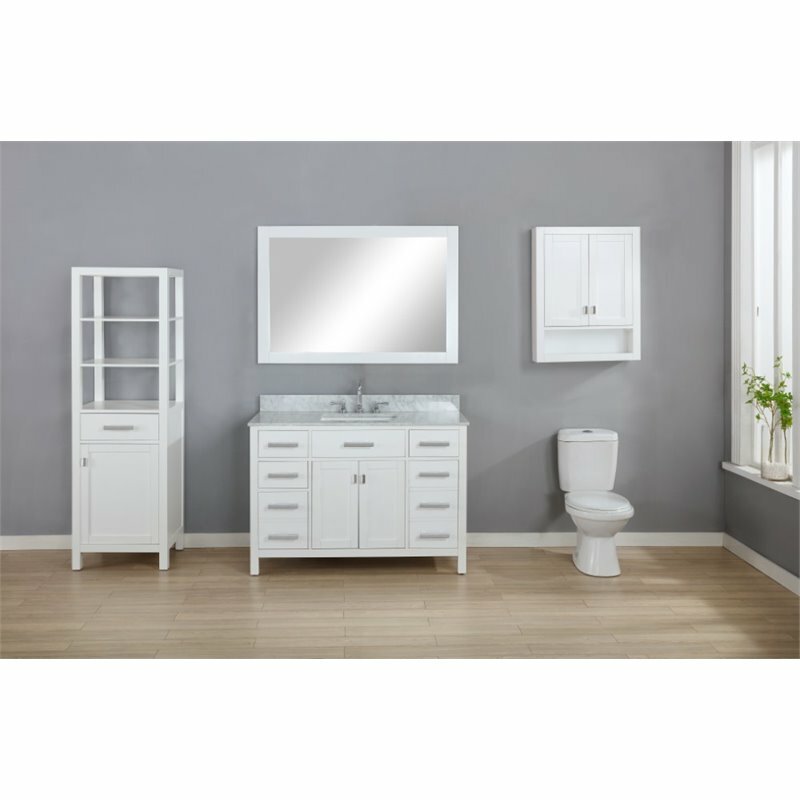 Maklaine 48″ Single Vanity in White
