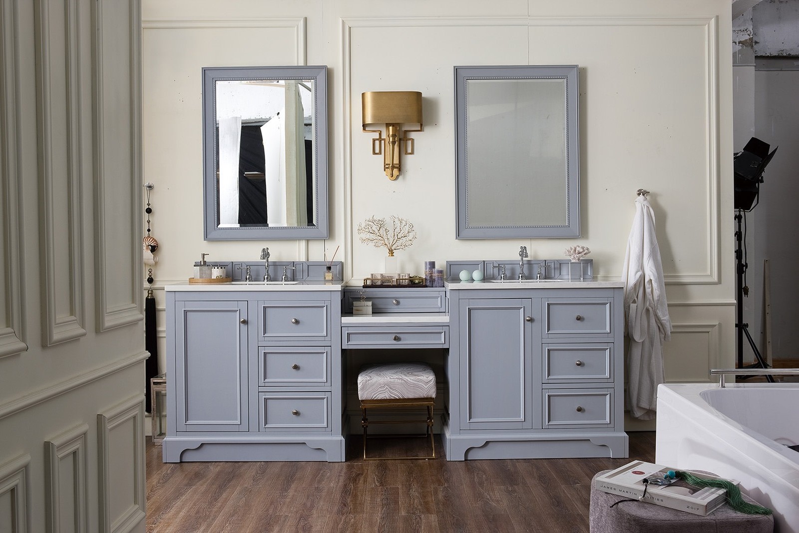 James Martin Vanities 825-V94-DU-WZ De Soto 94 96″ – White