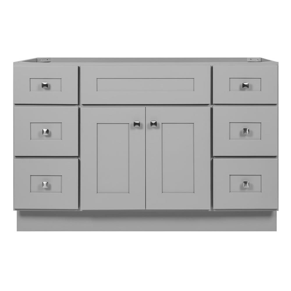 Brookings 48″ Bathroom Vanity Shaker Solid Wood-Assembled Sherwin Williams Gray