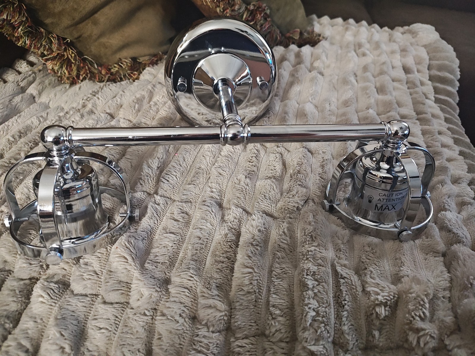 Style Selections Mix and Match 10.5-in 2 Light Brushed Nickel Transitional…