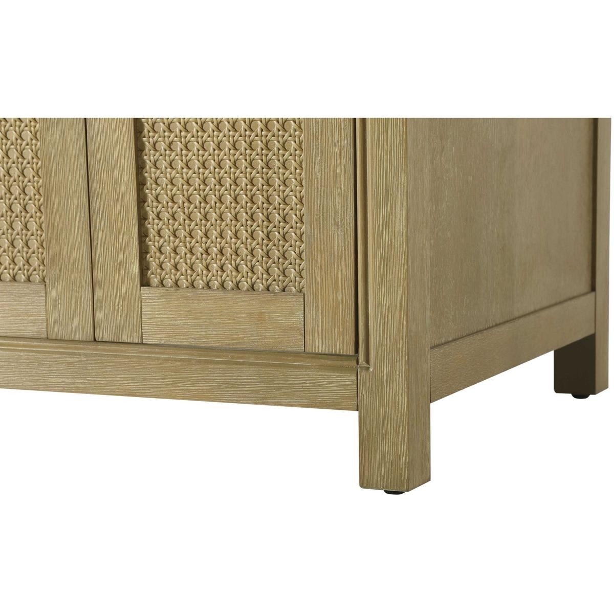 Elegant Lighting VF29524LO Alina 24 X 35 inch Linen Oak Bathroom Vanity Cabinet