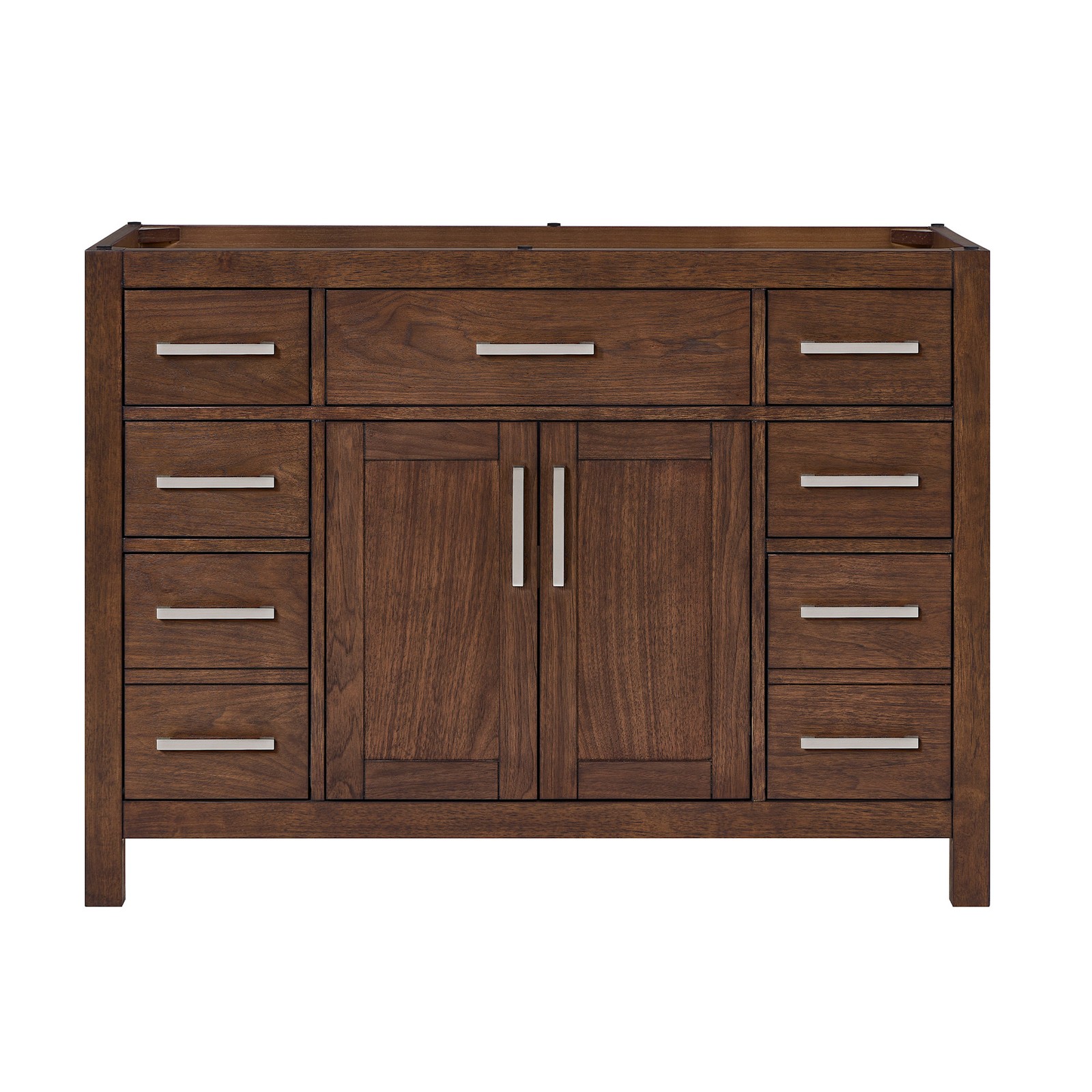 Wyndham Collection WCG242448S-CX-MXX Beckett 48″ Single – White / Brushed Gold