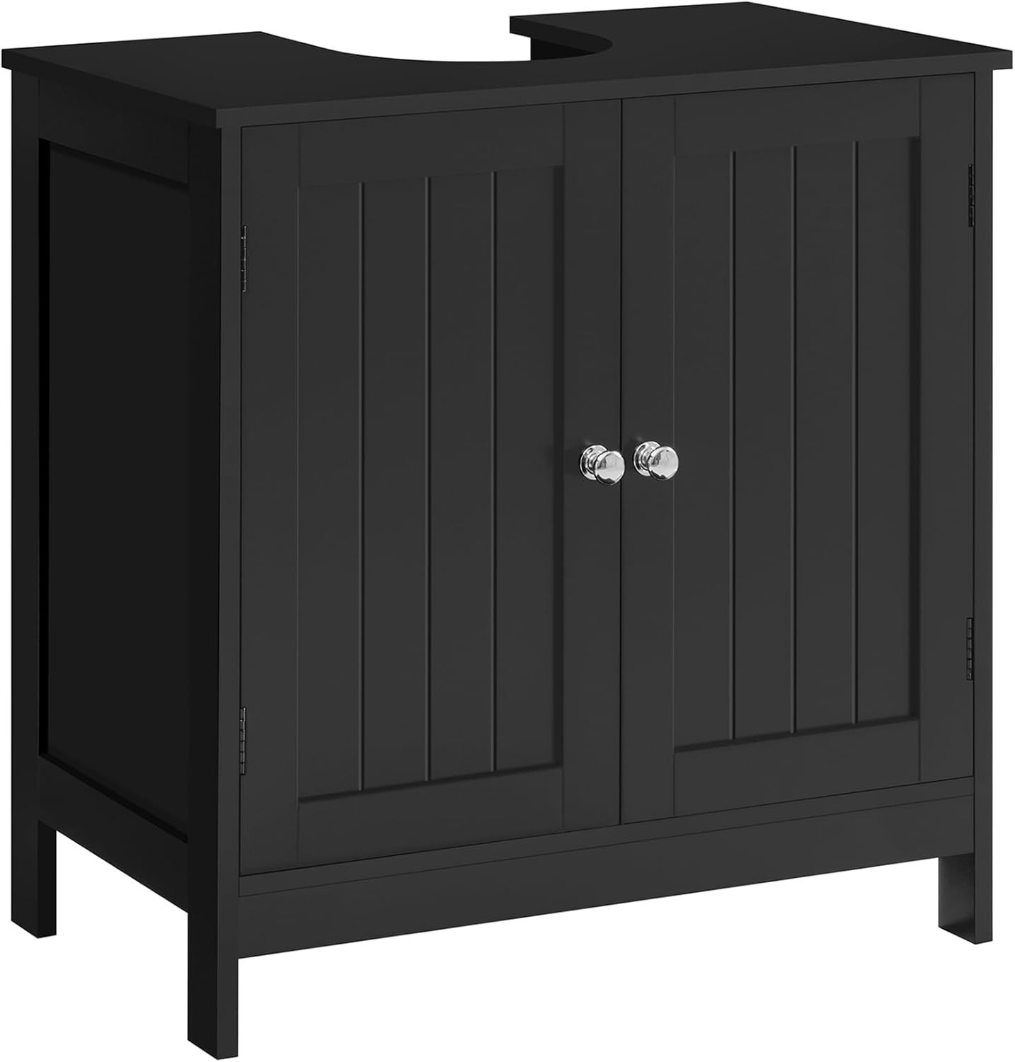 Moisture Resistant U-Shaped Under Sink Cabinet with 2 Doors – Quick Assembly