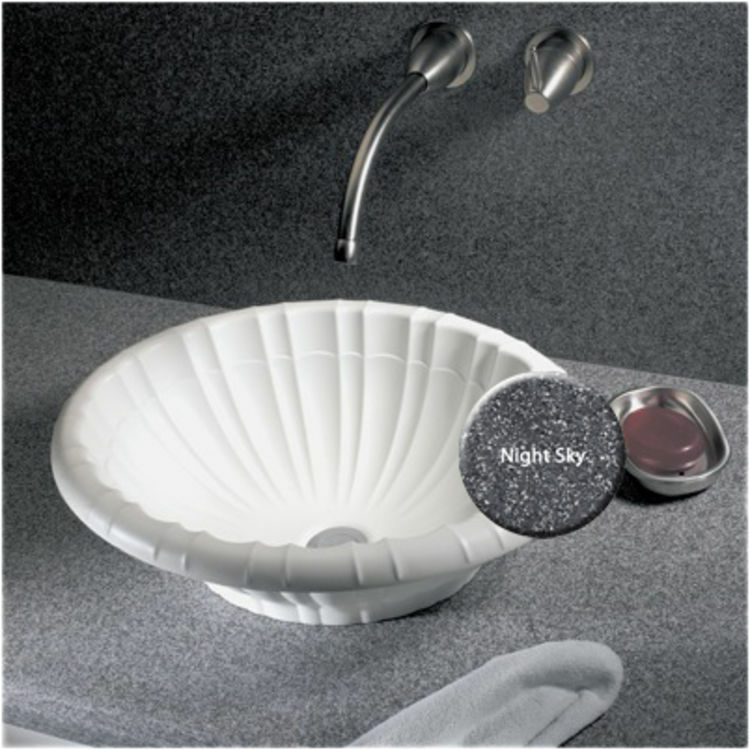 Swanstone TRI-1815IS-012 Night Sky 18″X15″ Islandia Vanity Lavatory Bowl