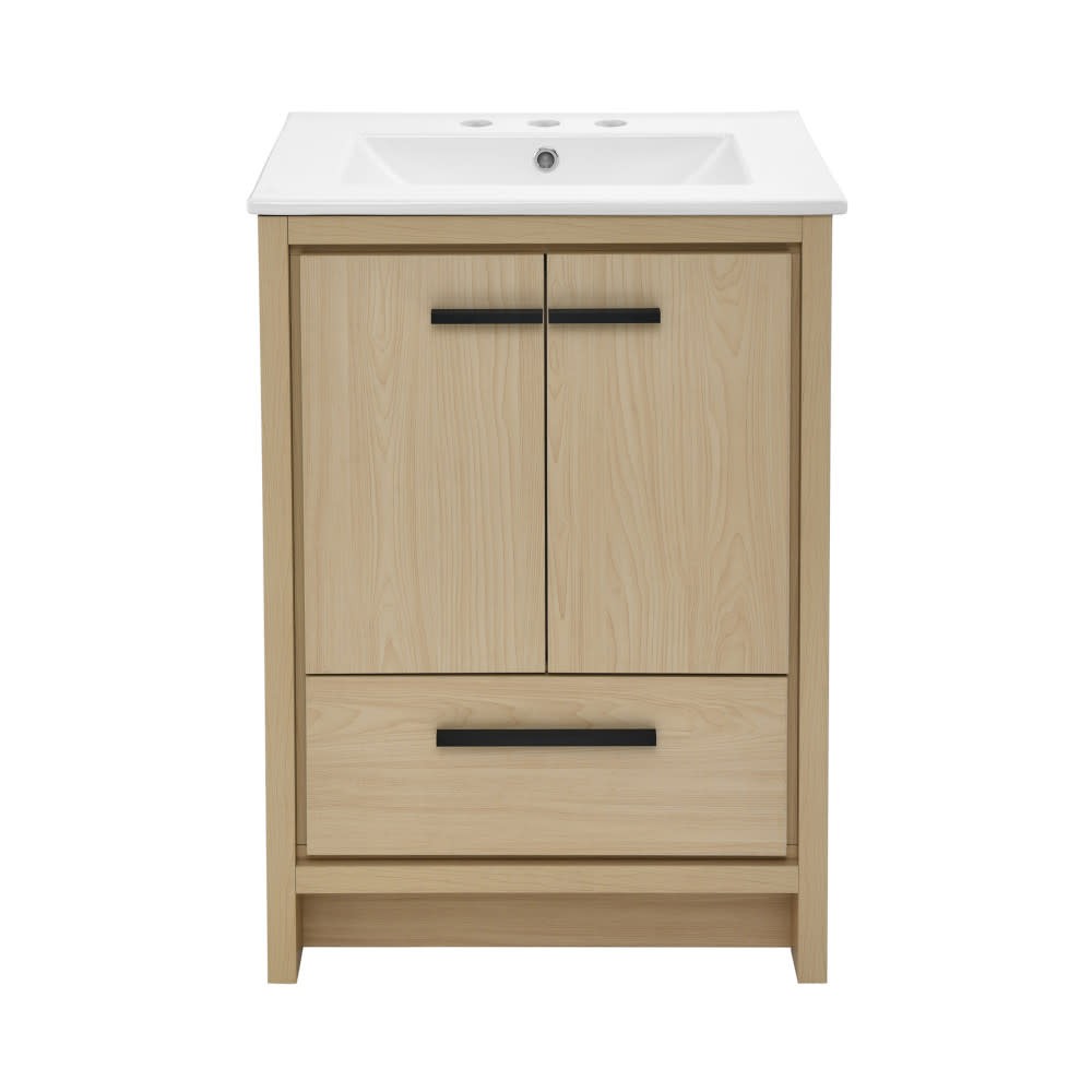 Swiss Madison SM-BV730L-3 Virage 24″ – Natural Oak / Matte Black