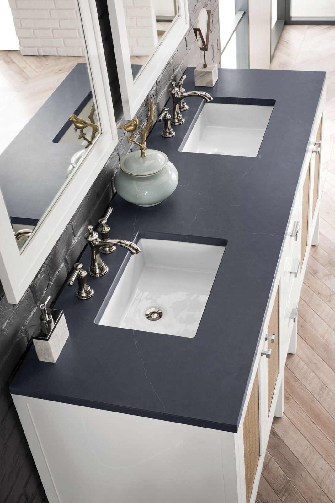 James Martin Vanities E444-V72-3CSP Addison 72″ – Mid Century Acacia