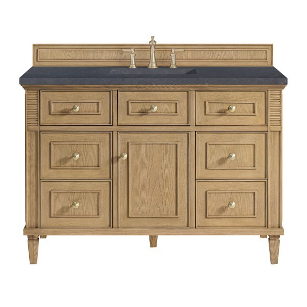 48″James Martin Lorelai 424-V48-LNO-3CSP Vanity Cabinet Charcoal Soapstone Top