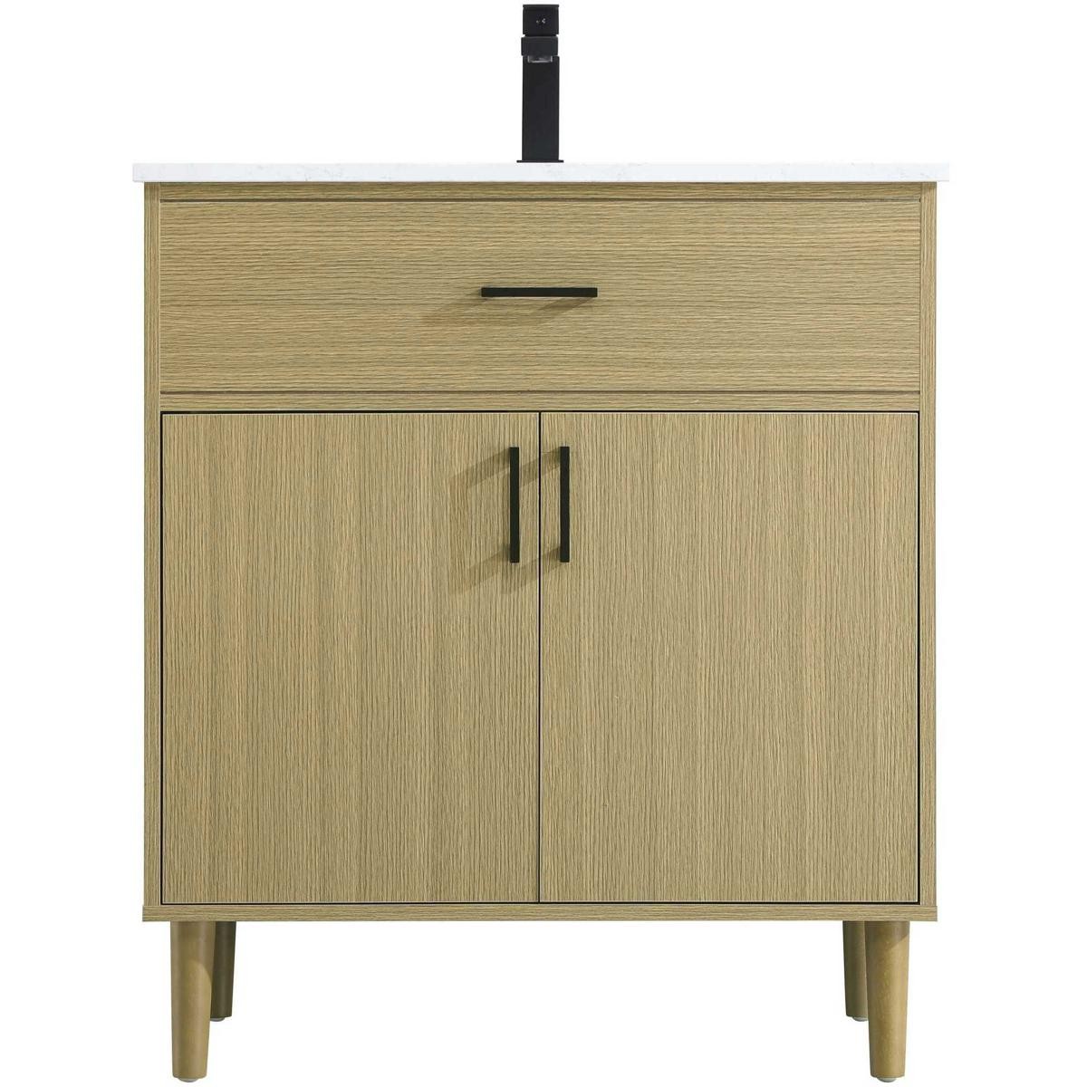 Elegant Lighting VF25030MHB Chandler Vanity Honey Brown