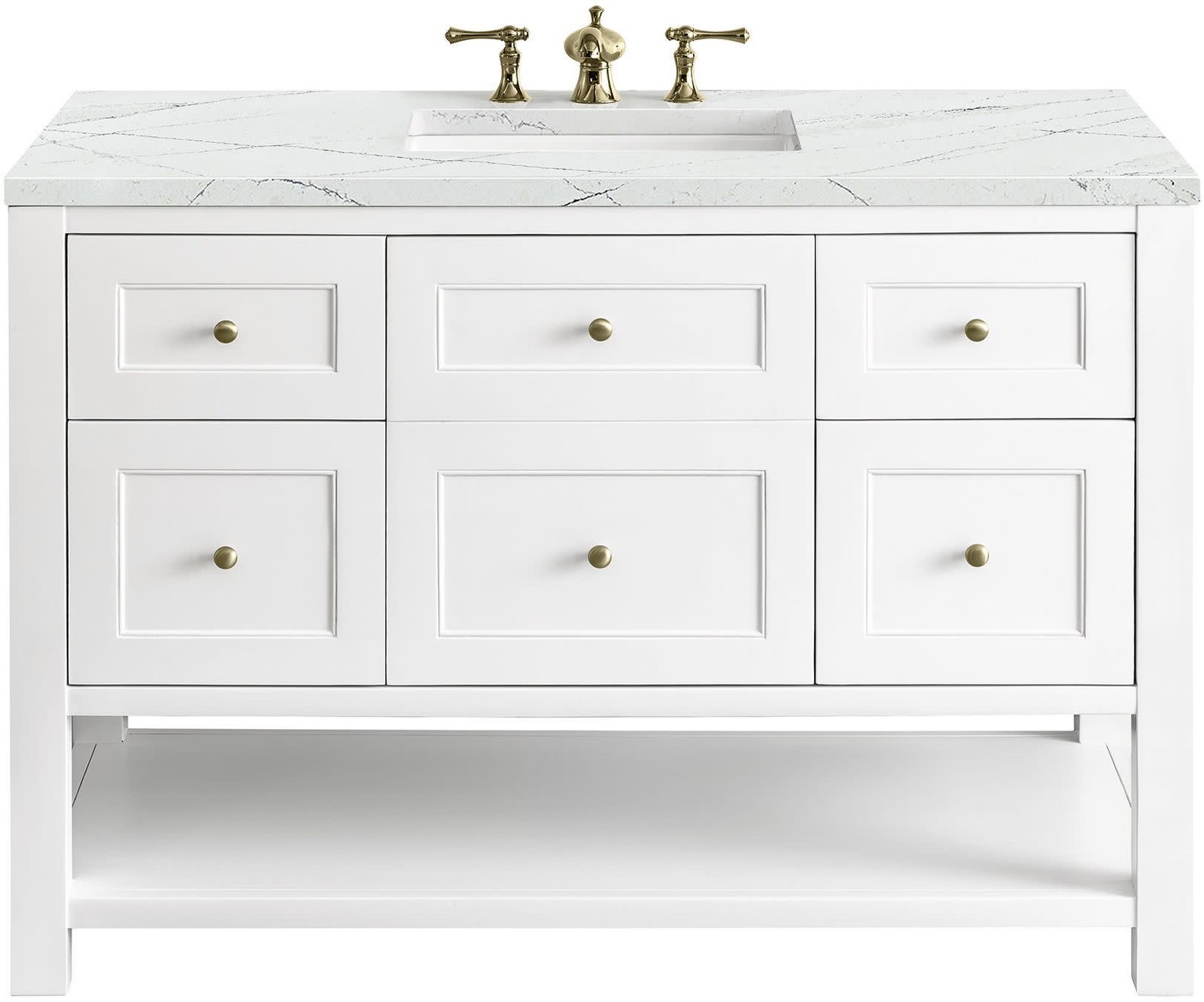 James Martin Vanities 330-V48-FENC Breckenridge 48″ – White