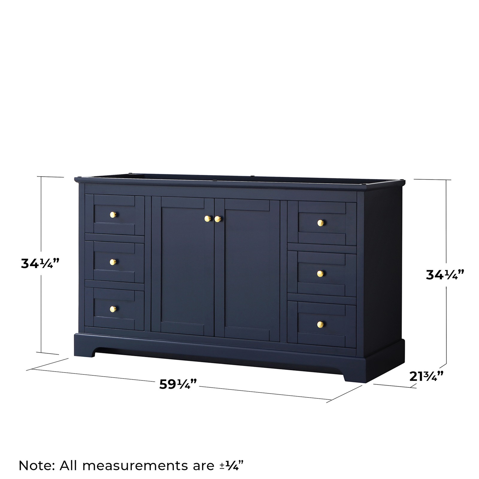 Wyndham Collection WCV232360SCXSXXM58 Avery 60″ Single – Dark Gray / Matte Black