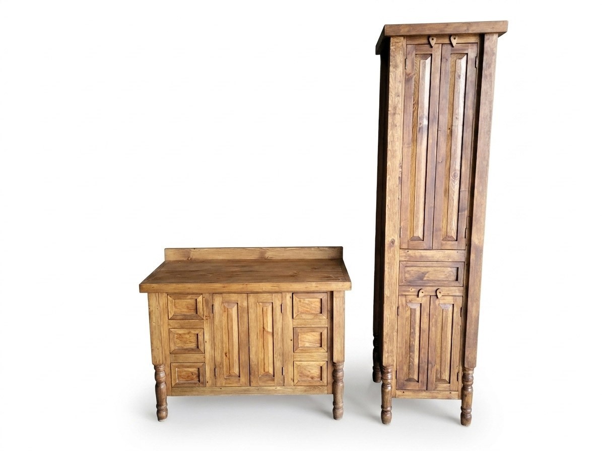 Cortez Rustic Bathroom Vanity Single Sink