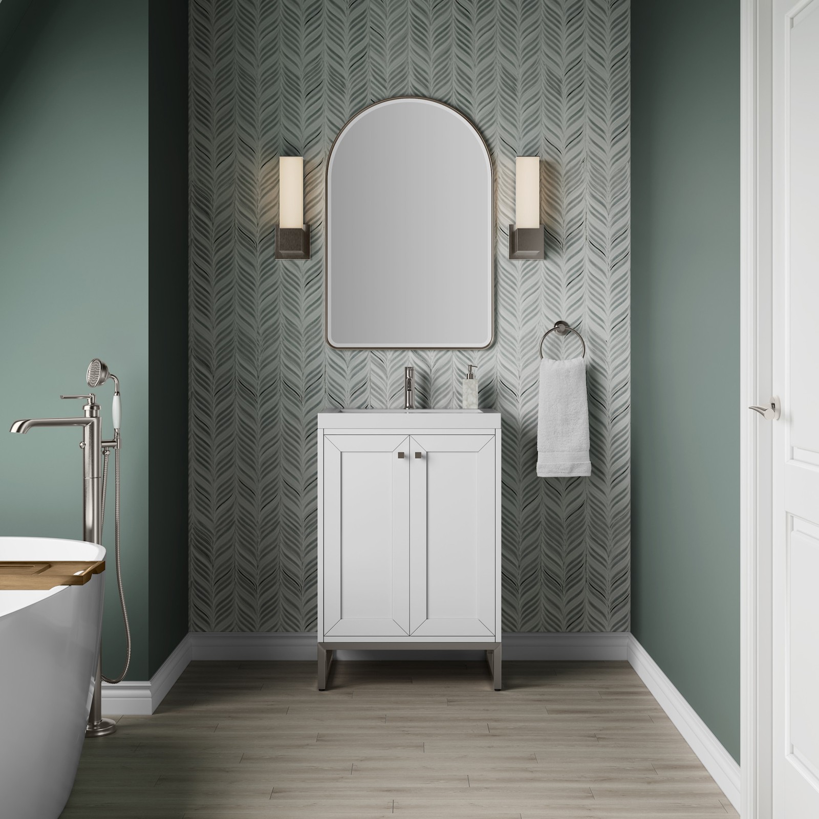 James Martin Vanities 533V24BNKWG Chianti 24″ – White